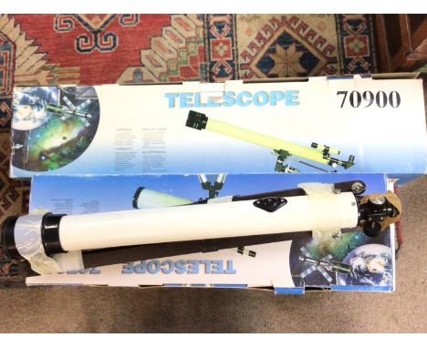 Boxed Zennox Telescopes and a loose telescope, postage cat D