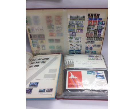 Three albums of GB stamps and first day covers. Shipping category B.