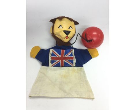 A vintage World Cup Willy hand puppet. Shipping category B.