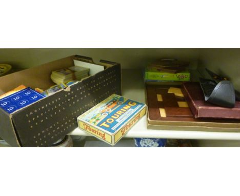 Various games: to include De Bono's and The Automobile card game 'Touring'        OS5