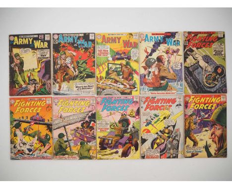 DC WAR LOT (10 in Lot) - Includes OUR ARMY AT WAR #105, 111, 131, 132 + FIGHTING FORCES #63, 75, 77, 80, 81, 84 - Includes th