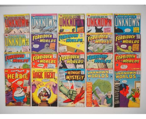 AMERICAN COMICS GROUP (ACG) Lot (20 in Lot) - Includes ADVENTURES INTO THE UNKNOWN #123, 125, 130, 135, 137, 141 (1961/1963) 