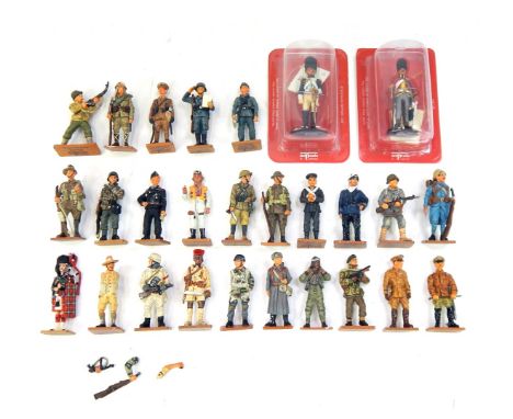 A group of Del Prado lead figures, to include soldier from the Japanese Army 1944-45, further infantry figures from United St