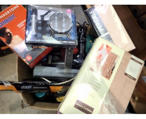 Mixed items including glass, electricals and tools etc. Not available for in-house P&amp;P 