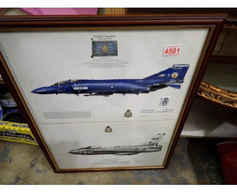 Lighting T5 and phantom FGR.2 limited edition signed print 65 x 50 cm. Not available for in-house P&amp;P 