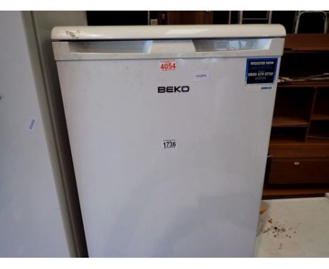 Beko undercounter freezer. All electrical items in this lot have been PAT tested for safety and have passed. This does not co