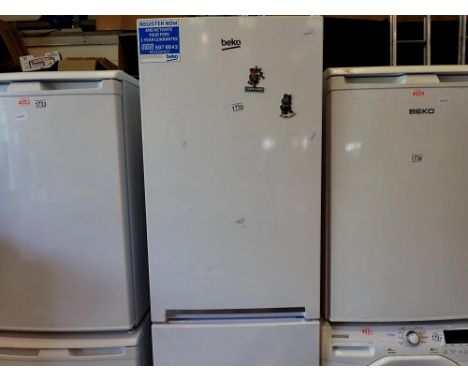 Beko fridge freezer. All electrical items in this lot have been PAT tested for safety and have passed. This does not confirm 