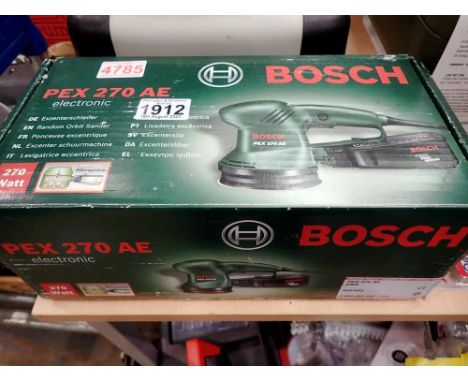 Bosch random orbit sander PEX-270AE. Not available for in-house P&amp;P 