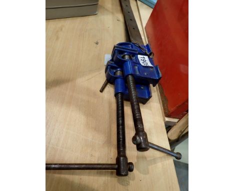 Pair of sash clamps. Not available for in-house P&amp;P 
