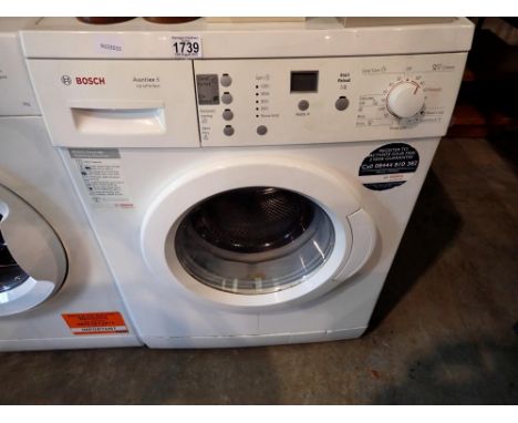 Bosch Arant IXX G washing machine. All electrical items in this lot have been PAT tested for safety and have passed. This doe