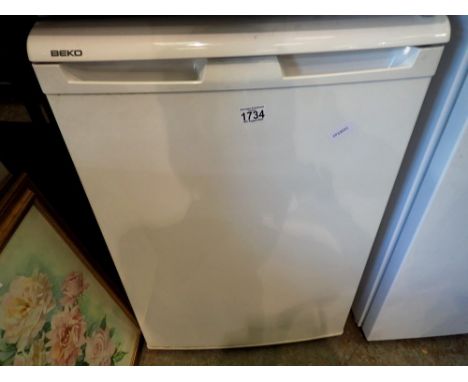Beko undercounter fridge. All electrical items in this lot have been PAT tested for safety and have passed. This does not con