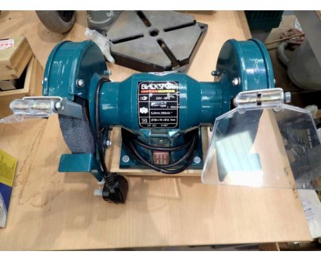 Black spur 150w bench grinder. Not available for in-house P&amp;P 