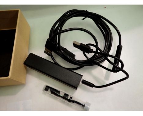 Fibre optic camera. UK P&amp;P Group 1 (£16+VAT for the first lot and £2+VAT for subsequent lots) 