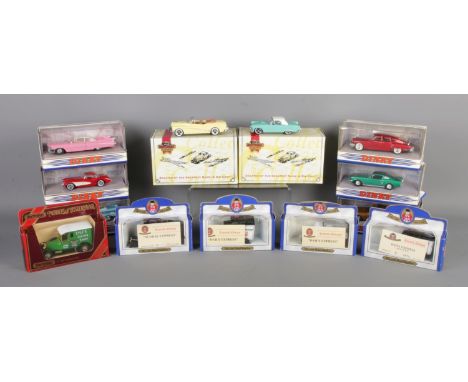 A collection of nine Matchbox "Dinky Collection" and four Oxford Limited Edition diecast model cars, to include Matchbox Dink