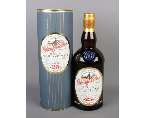 Glenfarclas 25 Year Single Malt Scotch Whisky, distilled and bottled by J &amp; G Grant, 43% 70cl with tube.