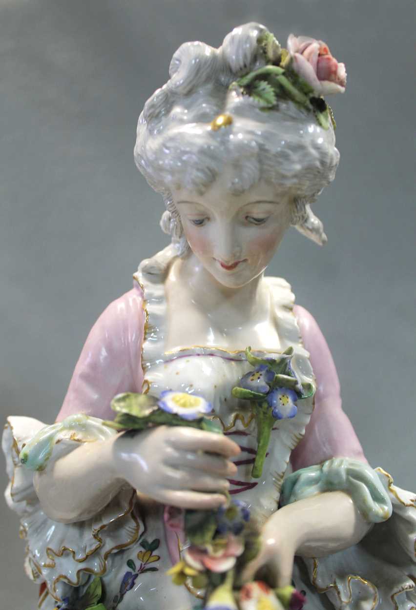 A Pair Of 19th Century German Porcelain Figurines In Cheffins Fine Art