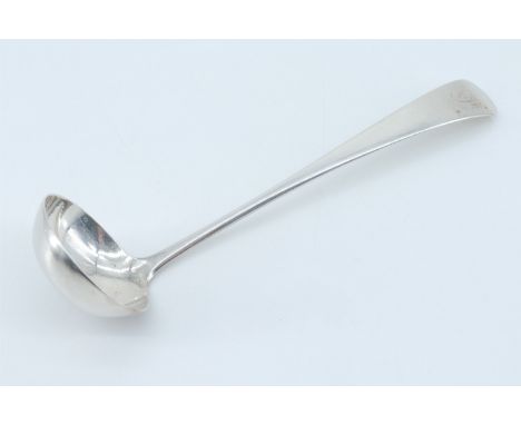 An early 19th Century Scottish silver old English pattern sauce ladle, William Marshall, Edinburgh, 1811, 20 g, 14.5 cm 