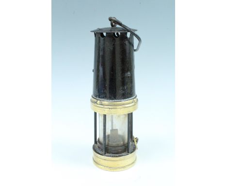 A Patterson of Newcastle-upon-Tyne Type A 3 miner's safety lamp