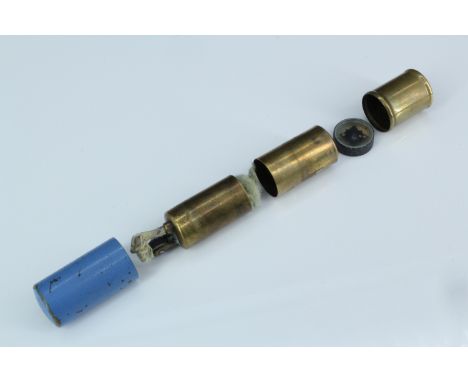 A Second World War escape and evasion Utility cigarette lighter incorporating a concealed magnetic compass, 5 cm 