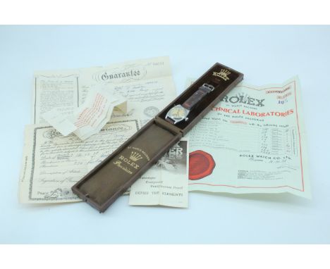 A 1940s Rolex Oyster Imperial Chronometer wristwatch, manual movement, the silvered dial having Arabic numerals with a subsid