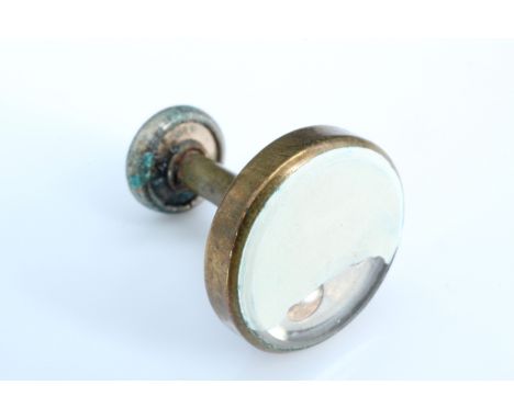 A Second World War escape and evasion shirt stud compass