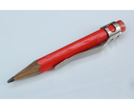 A Second World War escape and evasion pencil clip compass