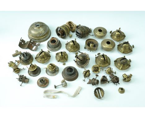 Oil lamp wicks, mantles and burners etc