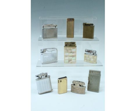 Sundry vintage petrol lighters, including Ronson, Morda, Prince and others