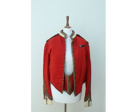 A late 19th / early 20th Century Duke of Cornwall's Light Infantry officer's mess dress