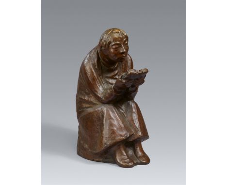 Bronze Höhe 45 cm Rechts unten am Sitz signiert 'E. Barlach' und links unten mit dem Gießerstempel "H. NOACK BERLIN" versehen