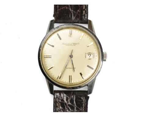 ArmbanduhrIWC Schaffhausen StahlDurchmesser 3,4 cm (ohne Krone)Automatik mit DatumsanzeigeUhrwerk nicht überprüft