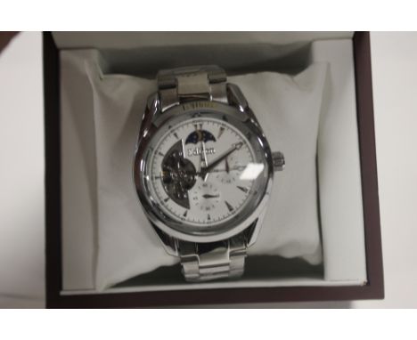 A BOXED EDISON CHRONOGRAPH WATCH