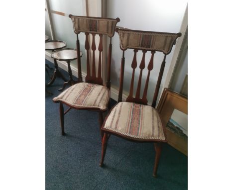 Pair of Vintage Continental/Italian-Style Hall Chairs