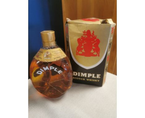 Boxed Bottle of Dimple John Haig Scotch Whisky