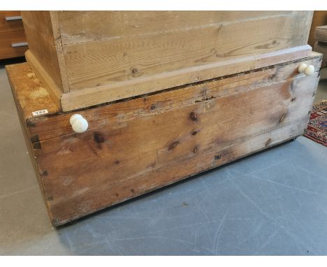 Large Vintage Pine Trunk