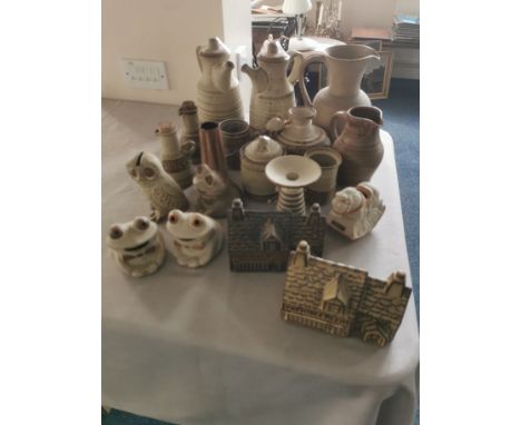 Large Collection of Shelf Pottery &amp; Tremar etc