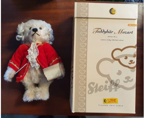 Boxed Steiff Limited Edition Mozart Classical Teddy Bear