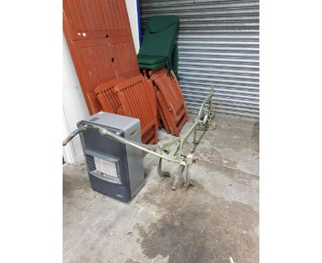 VINTAGE CAST IRON PLOUGH 