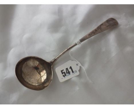 George III O.E. pattern sauce ladle, Lon 1782 by BM  38g.         