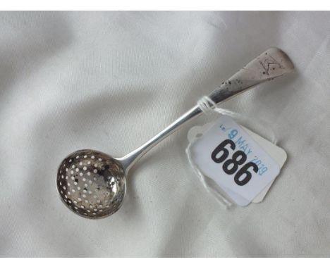 Georgian O.E. pattern small sifter ladle, Lon 1804 by  RC 12g.        