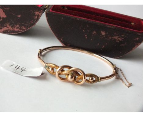 Boxed 9ct bangle       