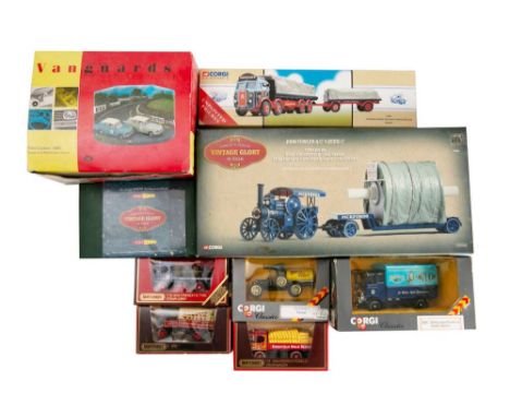 Corgi and others. A boxed group: including Corgi Vintage glory 80102 John Fowler &amp; Co (Leeds) Ltd. Fowler B6 Road Locomot