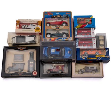 Solido and other makers. A boxed group of various vehicles: including a Solido  No. 4031 Delage D 8/20.