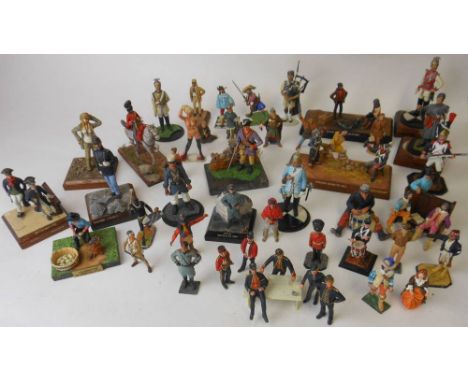 Charles Stadden and others, a collection of painted metal 55mm, 76mm and other figures: includes Napoleonic, American Civil W