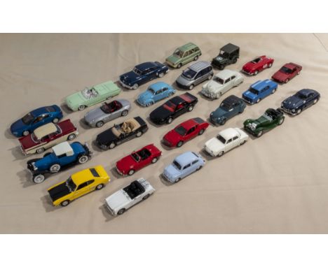 Twenty five Solido diecast model cars
