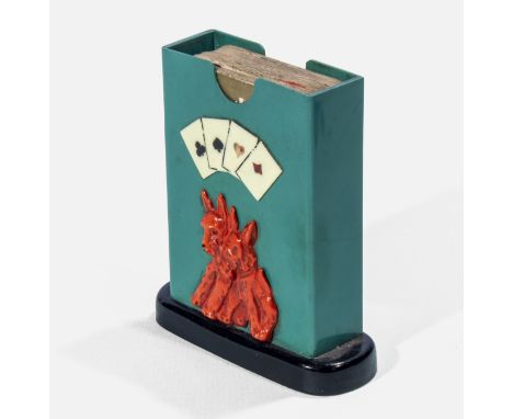 An Art Deco pack of playing cards