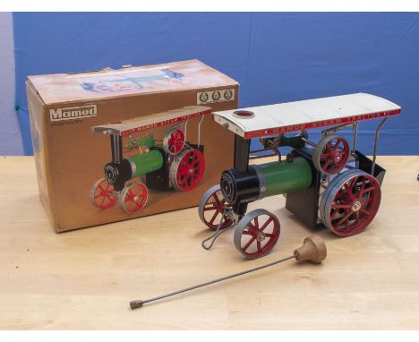 Mamod vintage traction engine TE. 1a complete with box