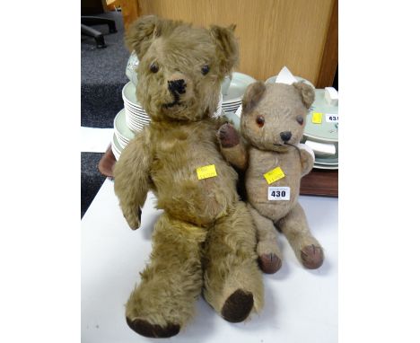 Two good vintage teddy bears Condition reports provided on request by email for this auction otherwise items purchased `as se
