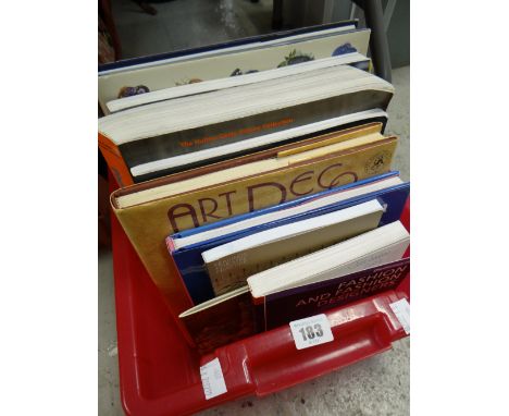 Parcel of art and fashion / textiles reference books Condition reports provided on request by email for this auction otherwis