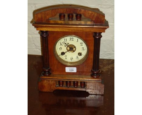 A c1900, probably American, mantel clock